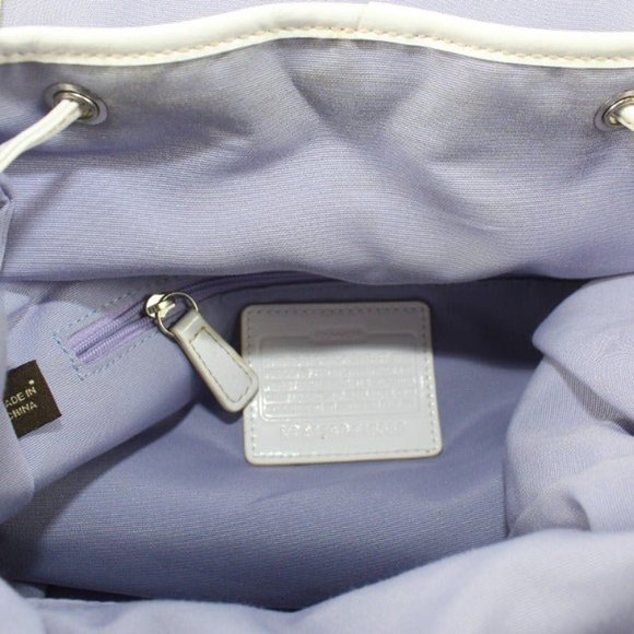 COACH Beige and white Daisy F16556 Canvas Bag main image 8